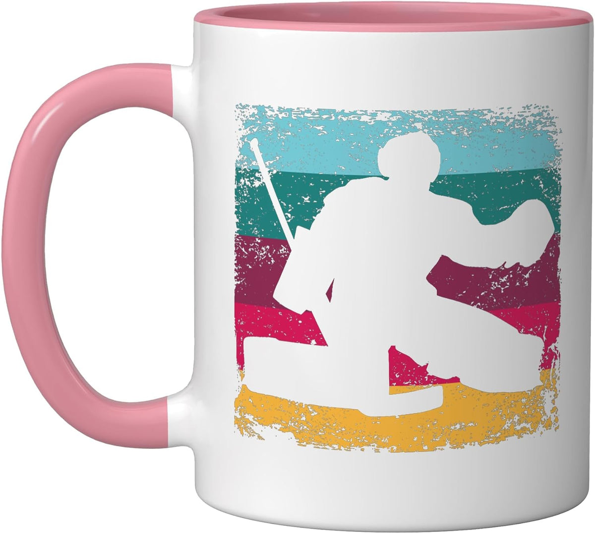 Ice Hockey Player Vintage Boys Ice Hockey Ceramic Mug