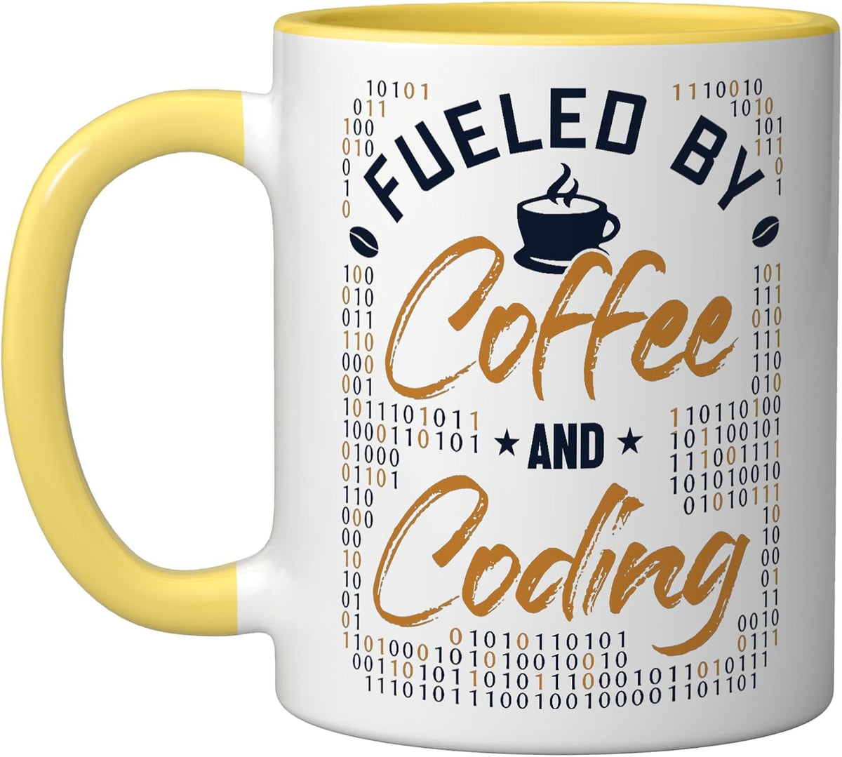 Fueled By Coffee And Coding Coder Software Developer Ceramic Mug
