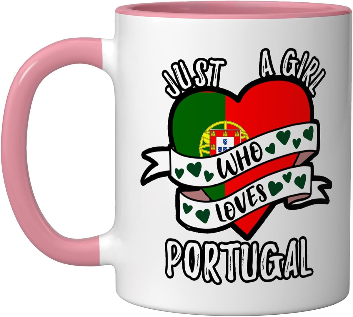 Just A Girl Who Loves Portugal Ceramic Mug