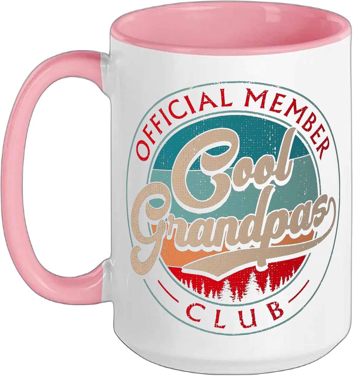 Grandpa Vintage Cool Grandpas Club Official Member Funny Ceramic Mug