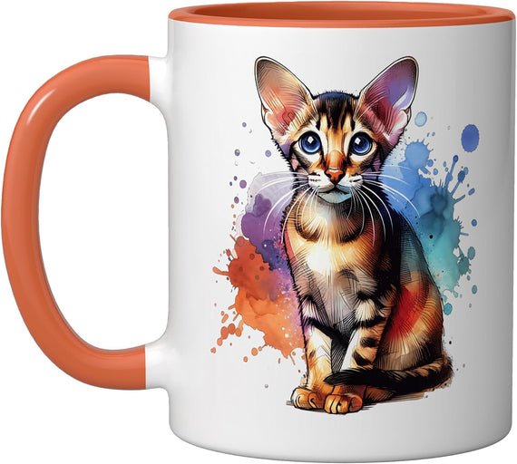 Cat Oriental Shorthair Ceramic Mug