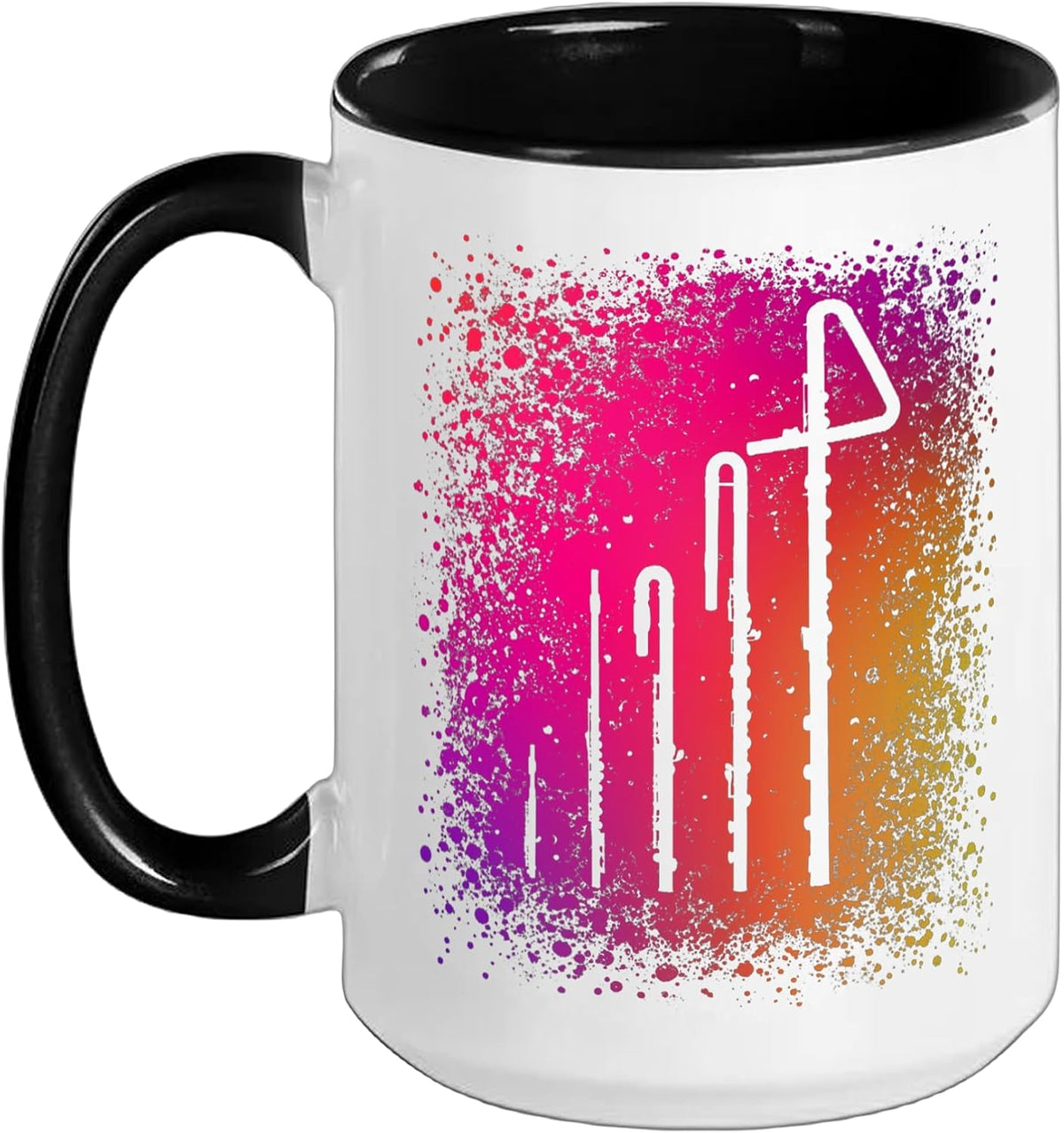 Cool Flutes Art For Best Flute Teacher Ever Flautist Pride Ceramic Mug