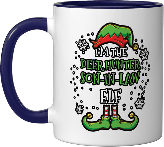 Im The Deer Hunter Son In Law Elf Christmas Ceramic Mug