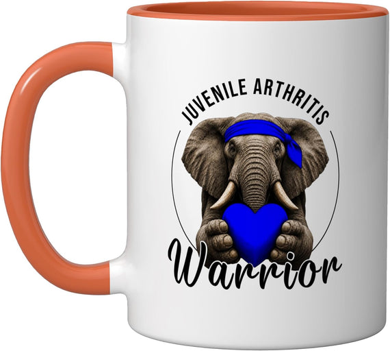 Jia Awareness Ribbon Elephant Pride Juvenile Arthritis Ceramic Mug