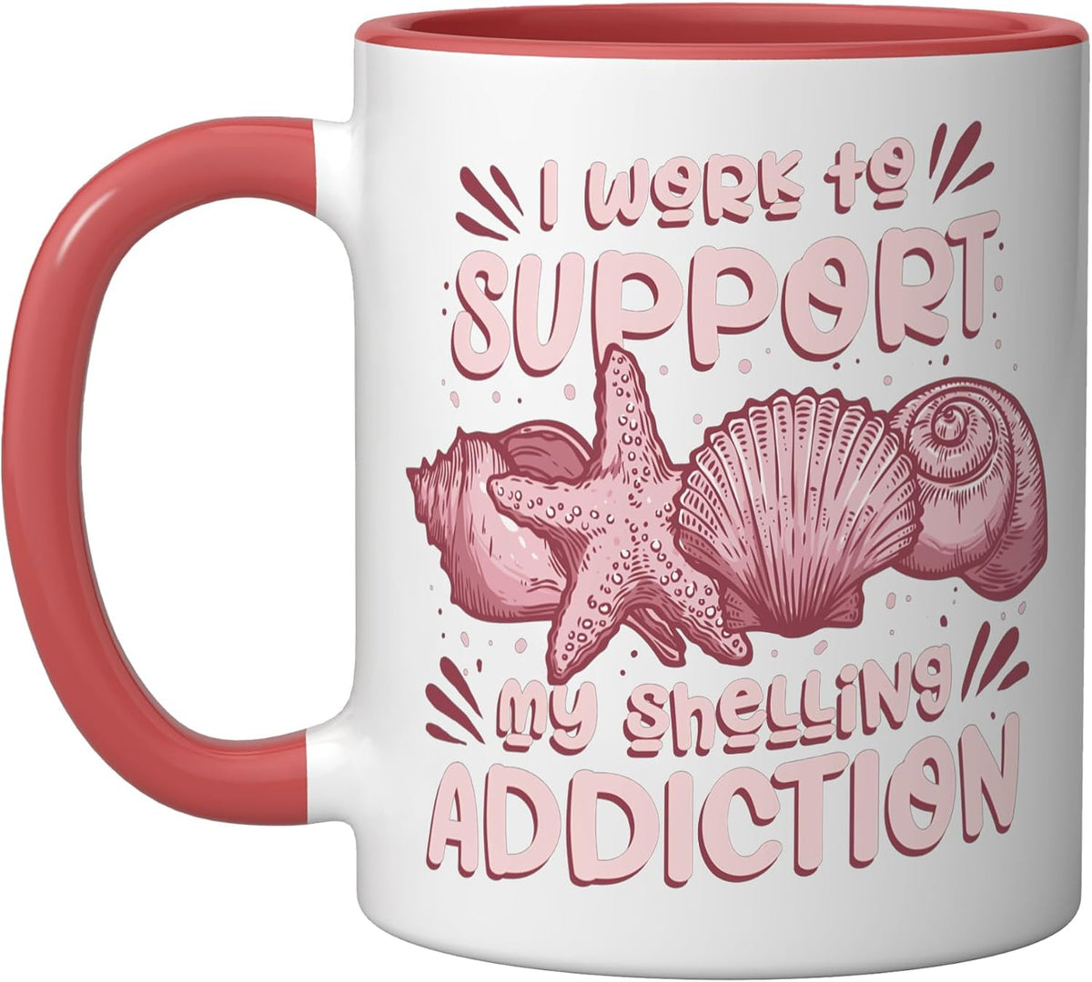 Seashell Collecting Seashells Shelling Ceramic Mug