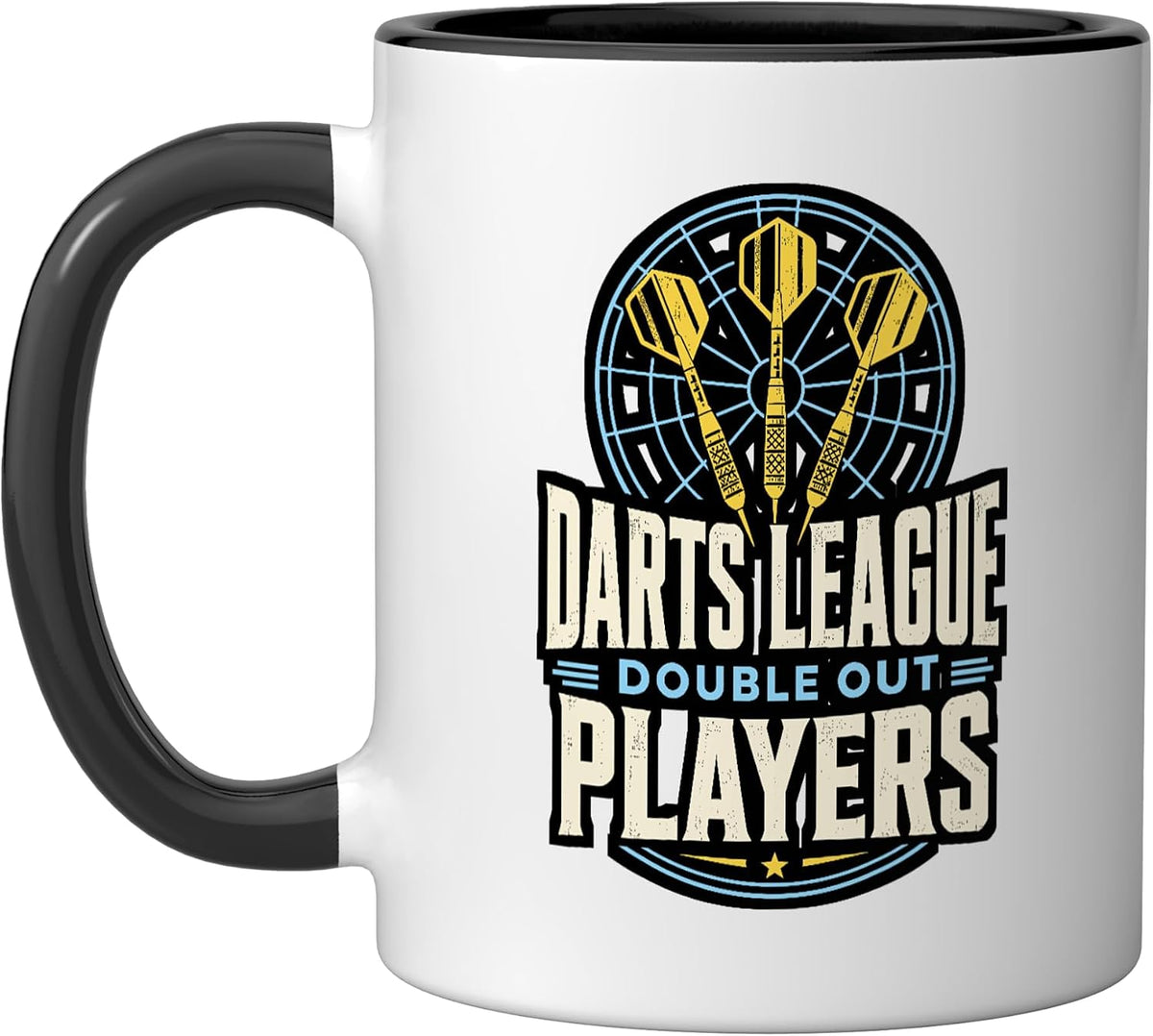 Darts League Double Out Players Darts Game Ceramic Mug