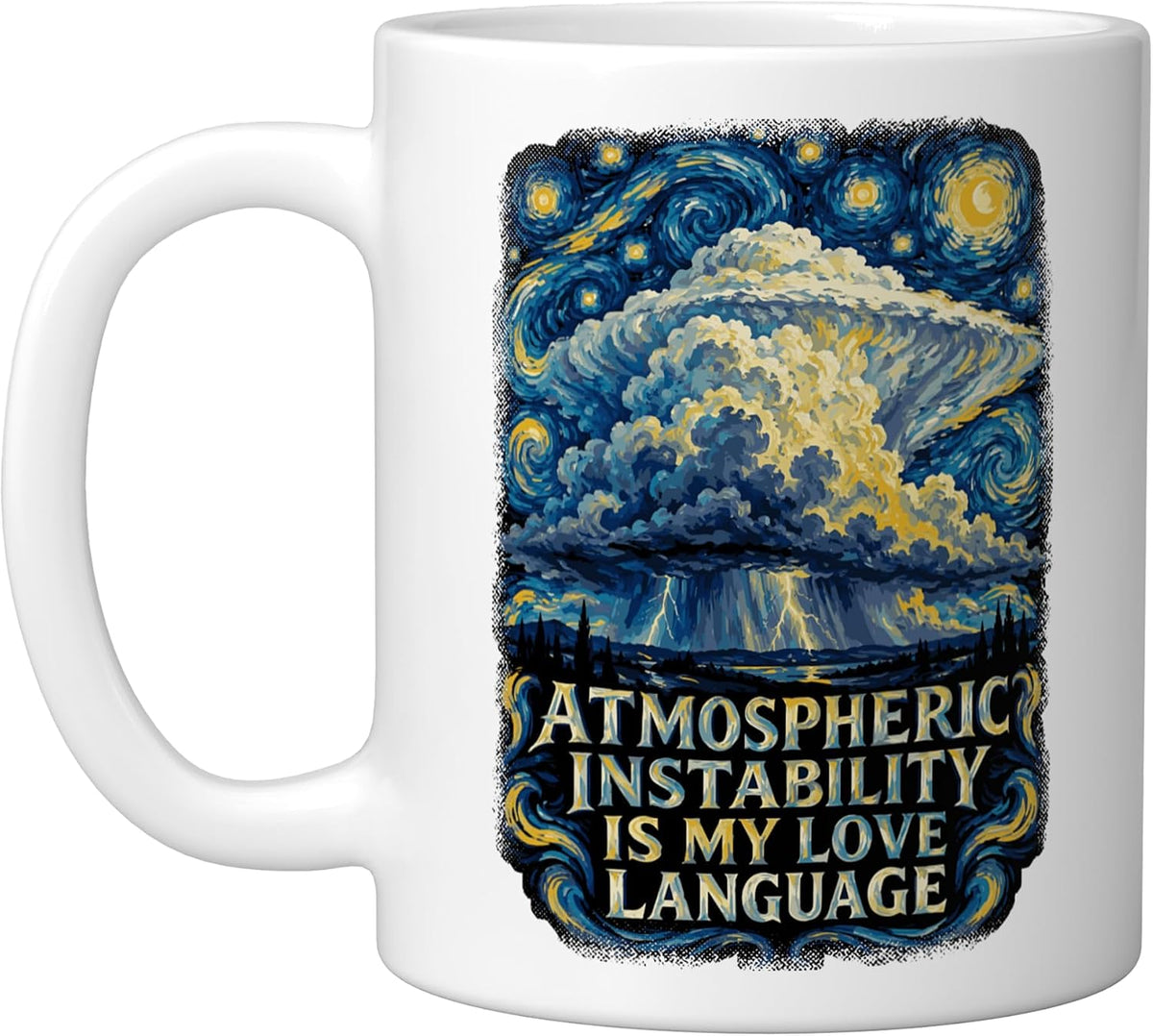 Vangogh Meteorologist School-Teacher Meteorology Ceramic Mug