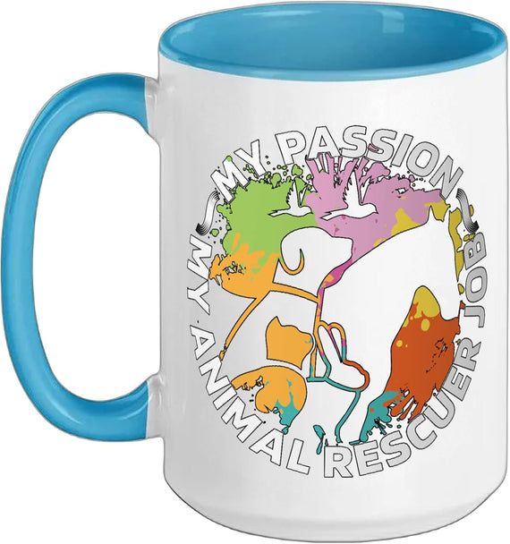 My Passion My Animal Welfare Animal Lover Animal Rescuer Christmas Mug