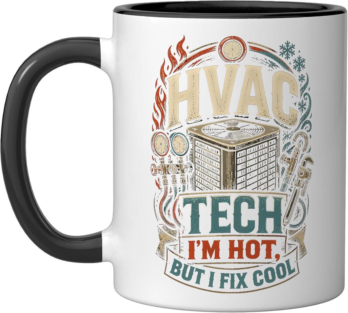 Hvac Technician Hvac Tech Ceramic Mug