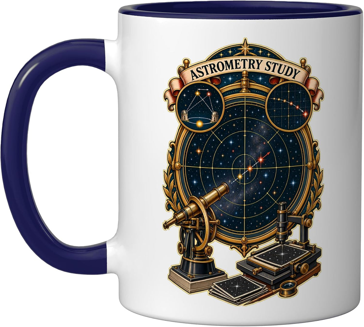 Astrometry Study Stellar Position Astronomy Ceramic Mug