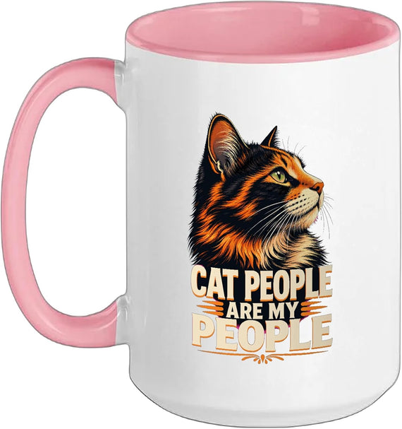Cat People Are My People Funny Cat Ceramic Mug