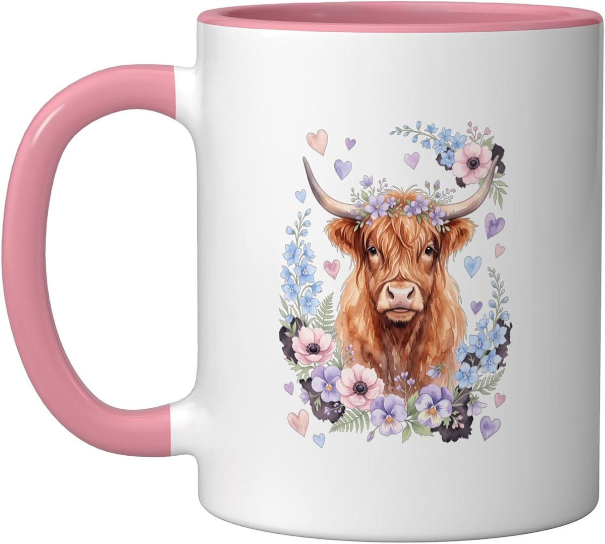 Highland Cow Cute Scottish Highlander Cow Ceramic Mug