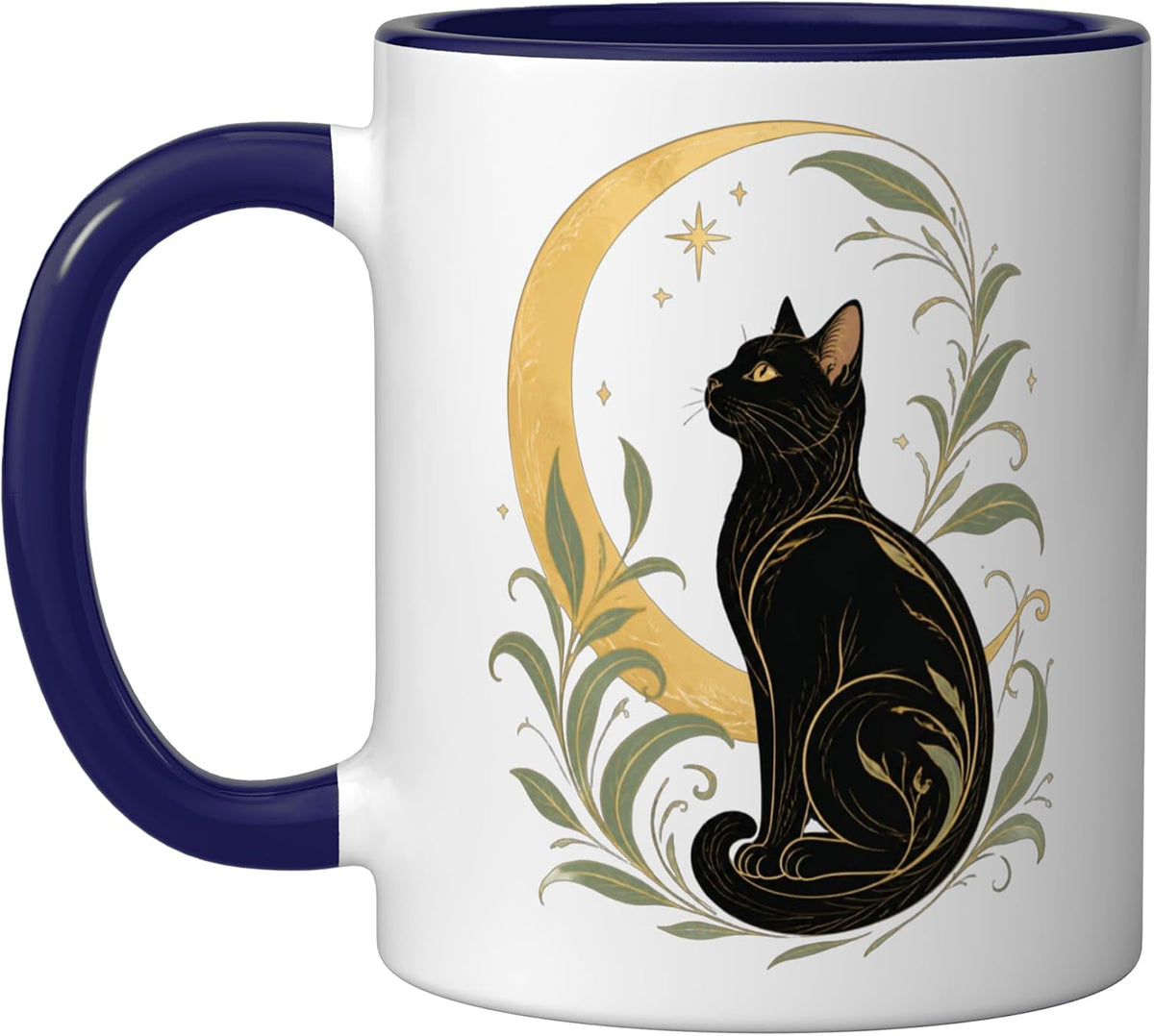 Cat Motif Art Design Gifts Cute Kitten Ceramic Mug