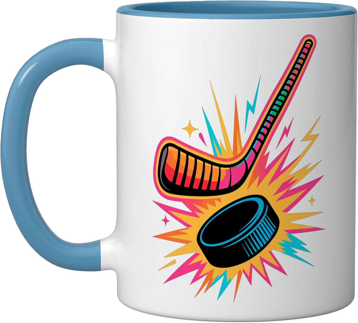 Retro Arcade Ice Hockey Ceramic Mug