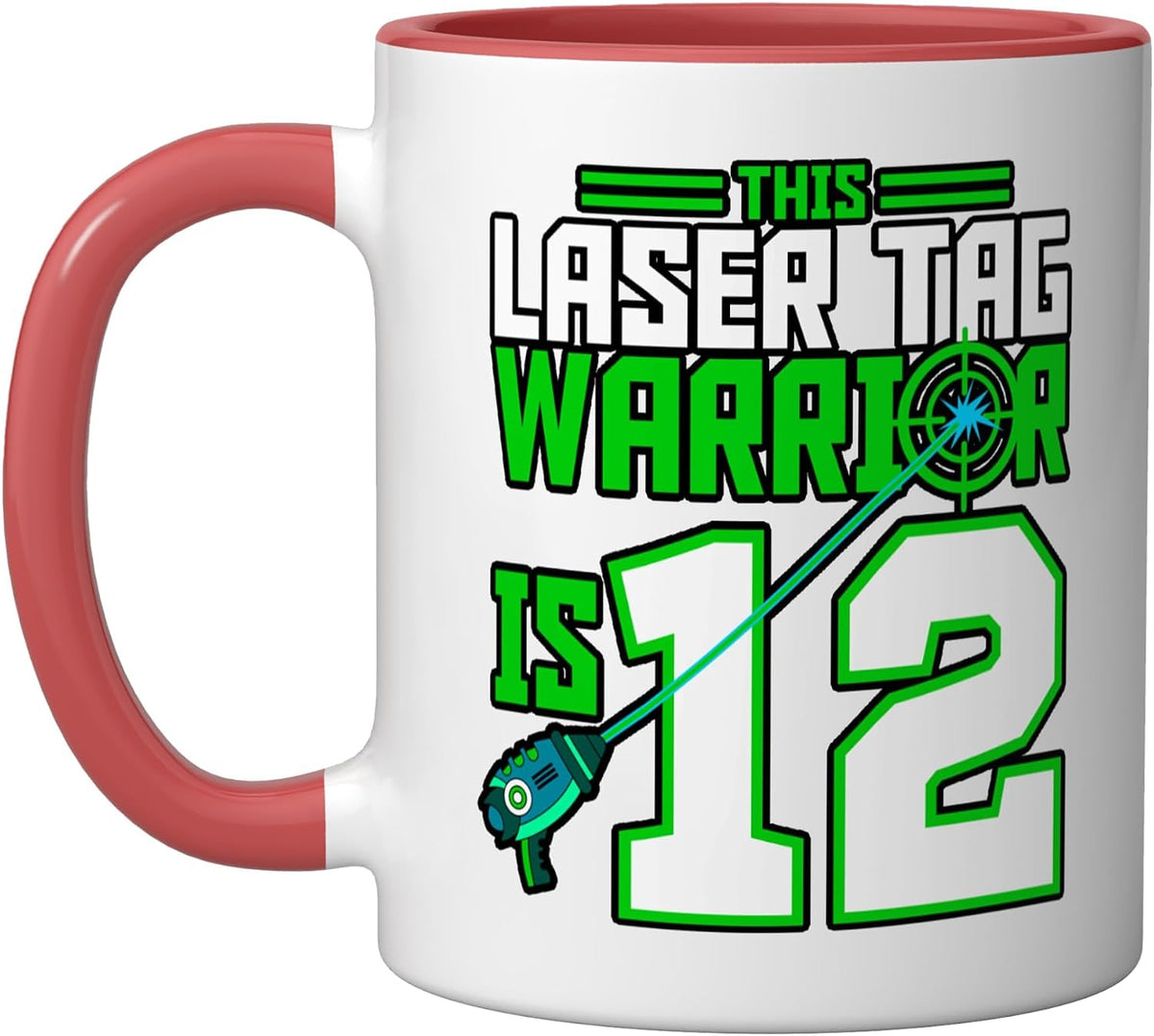 This Laser Tag Warrior Is 12 Gaming Birthday Party Ceramic Mug