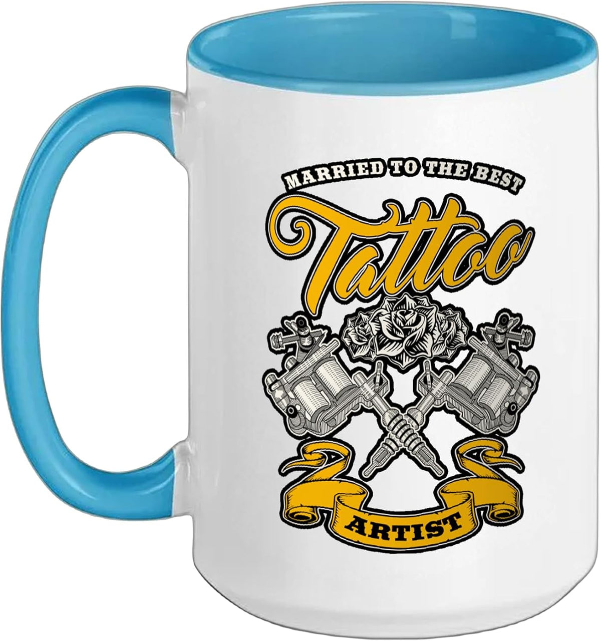 Tattoo Artist Husband Wife Wedding Anniversary Tattooist Ceramic Mug