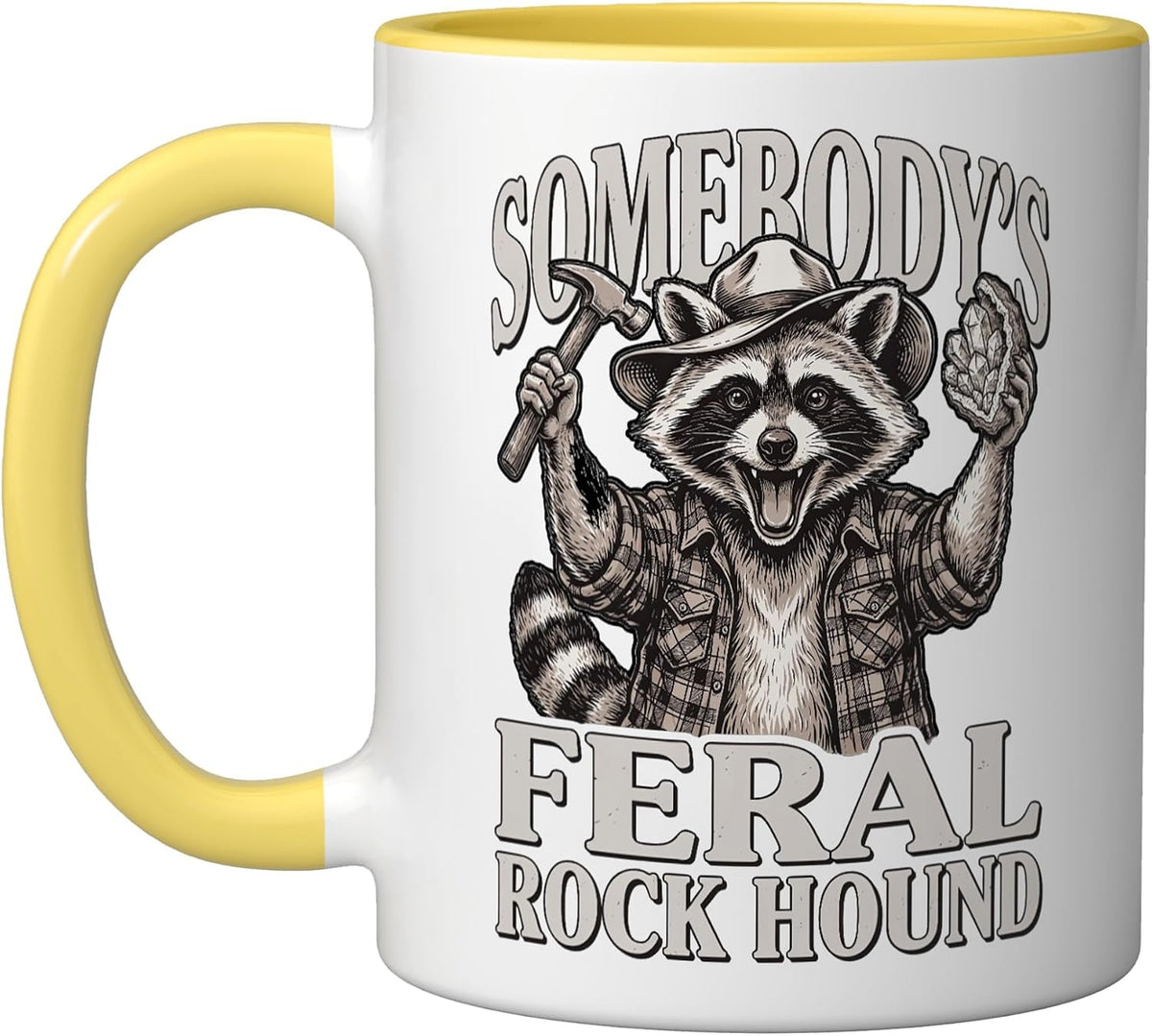 Rock Hounding Mineral Collecting Lapidary Art Geode Ceramic Mug
