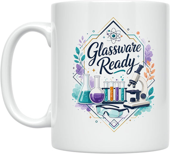 Science Lab Mug - Glassware Ready Design - Ceramic Ceramic Mug