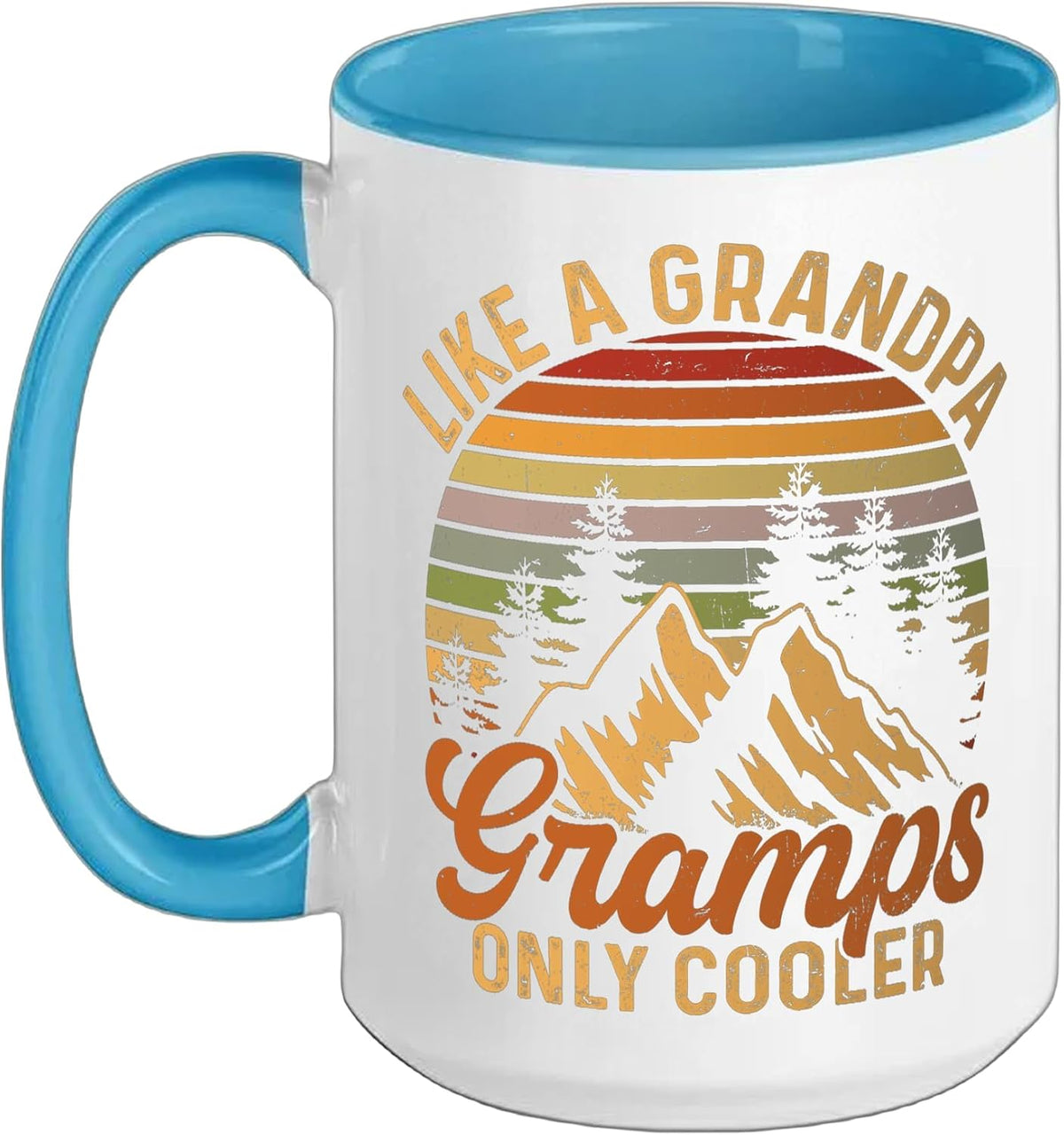Like A Grandpa Gramps Only Cooler Funny Vintage Retro Pops Ceramic Mug
