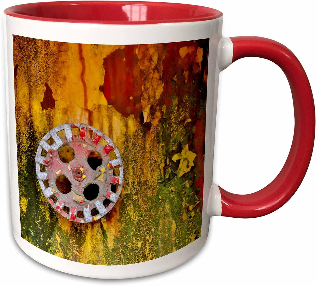 Usa, Oregon, Tillamook. Old Fire Truck Ceramic Mug