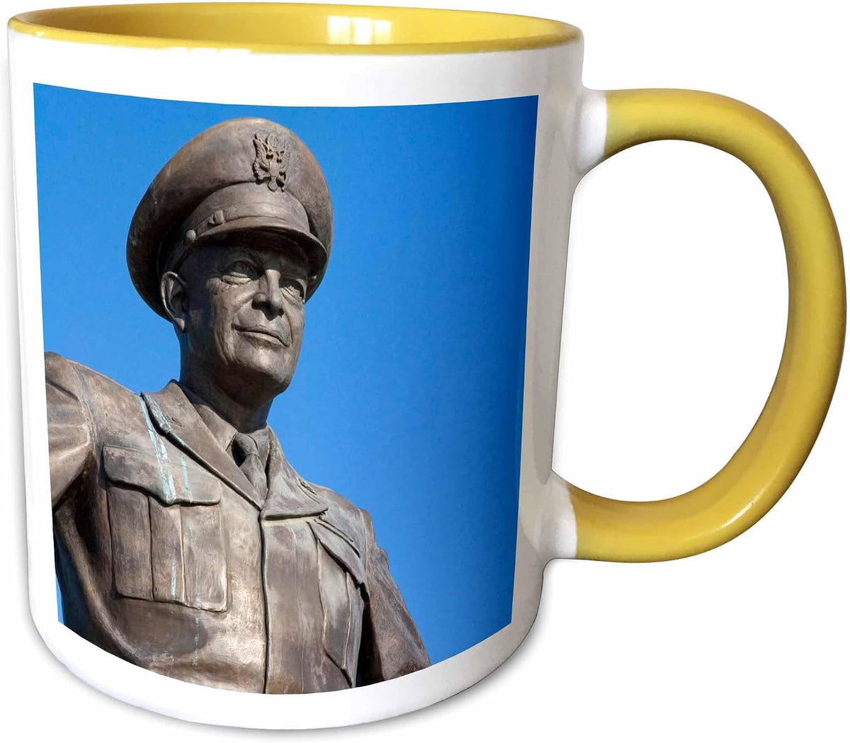 Statue, Eisenhower Presidential Center Ceramic Mug