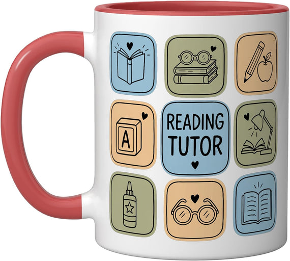 Reading Tutor Literacy Coach Reading Instructor Tutoring Ceramic Mug