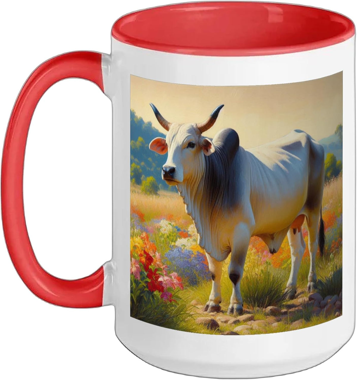 Really Like Brahman Brahmin Bull Cattle Zebu Cow Ceramic Mug