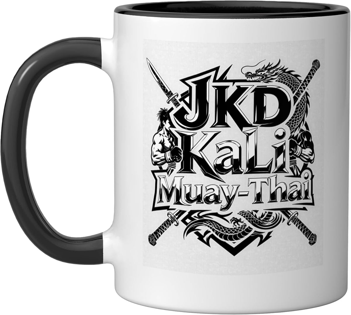 Muaythai. Jeet Kune Do Jkd Mixed Martial Arts Ceramic Mug