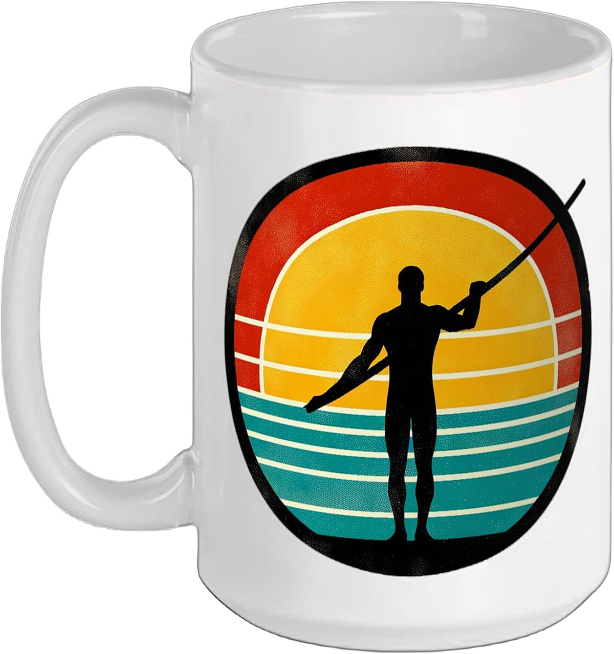 Pole Vault Ceramic Mug
