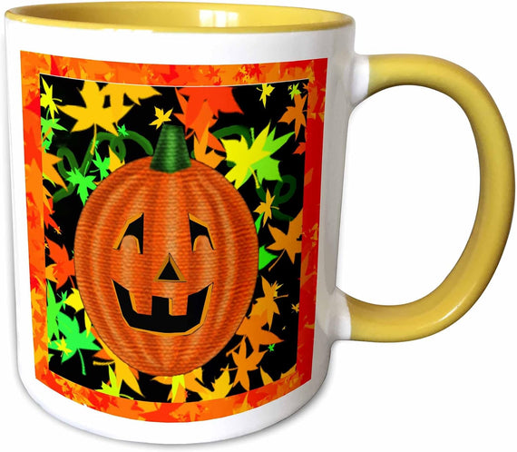 Halloween Jack O Lantern Pumpkin Ceramic Mug