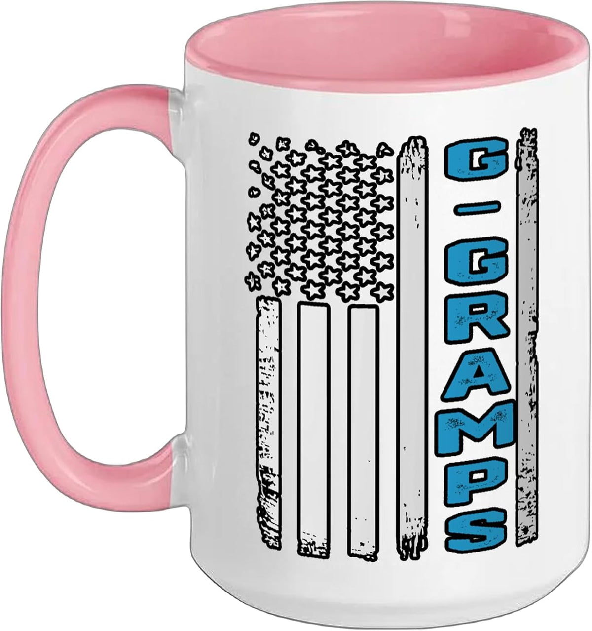 G-Gramps Vintage American Flag Fathers Day Grandpa Ceramic Mug
