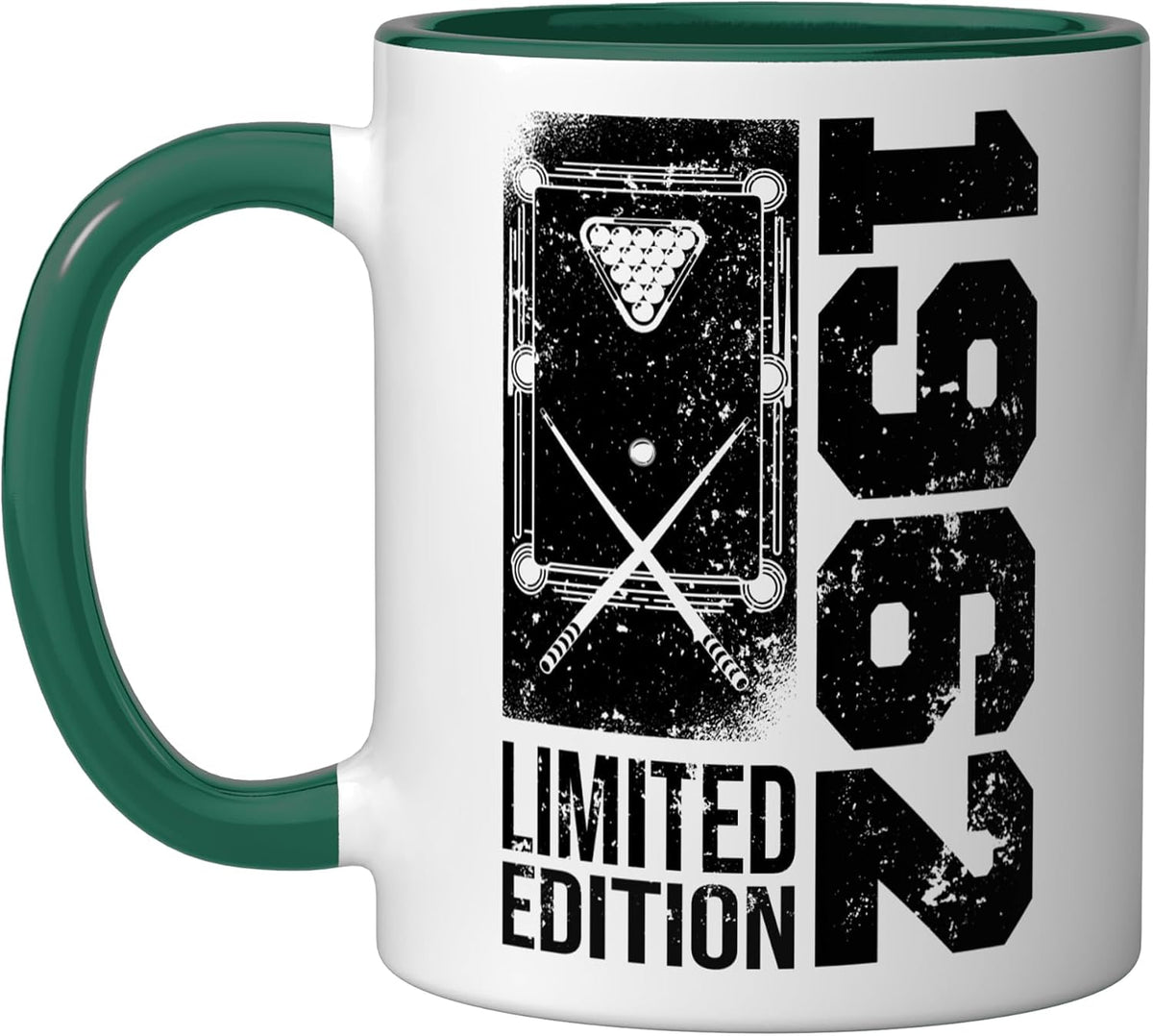 Billiards Snooker-Gamer Vintage 1962 Birthday Ceramic Mug