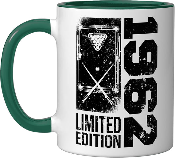 Billiards Snooker-Gamer Vintage 1962 Birthday Ceramic Mug