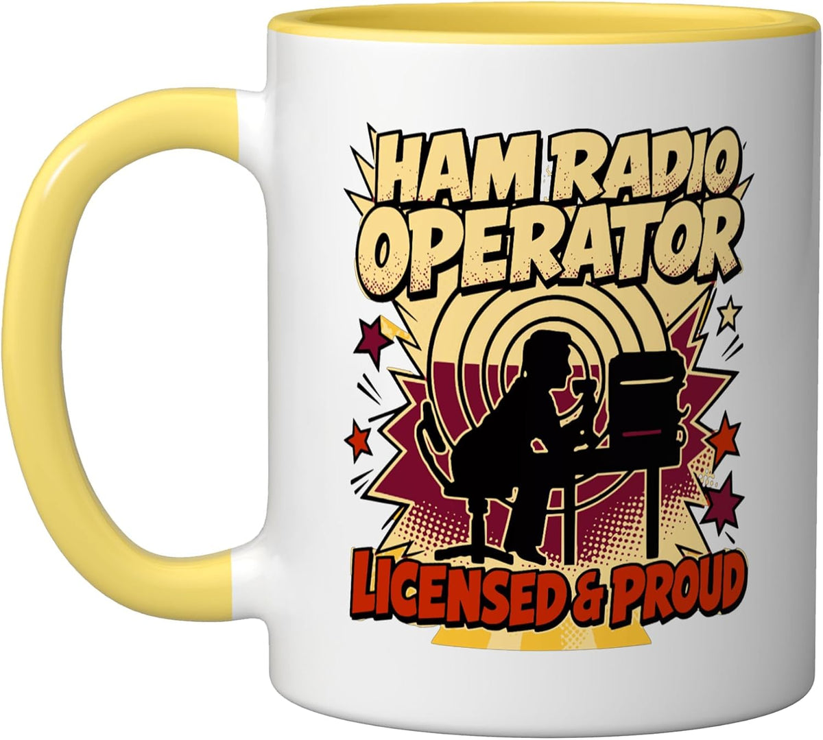 Ham Radio - Fun Amateur Radio Signalers Technicians Ceramic Mug