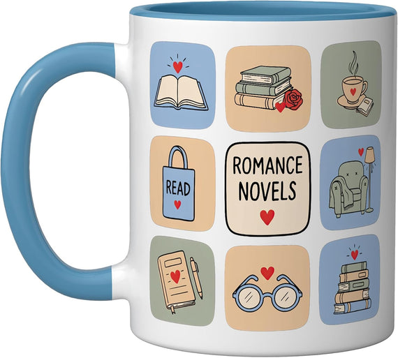 Romance Novels Reader Romance Book Reading Ceramic Mug
