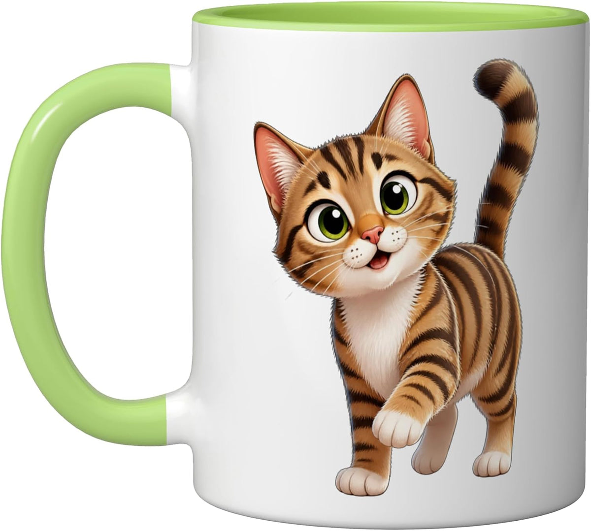 Cat Motif Art Design Gifts Cute Kitten Ceramic Mug
