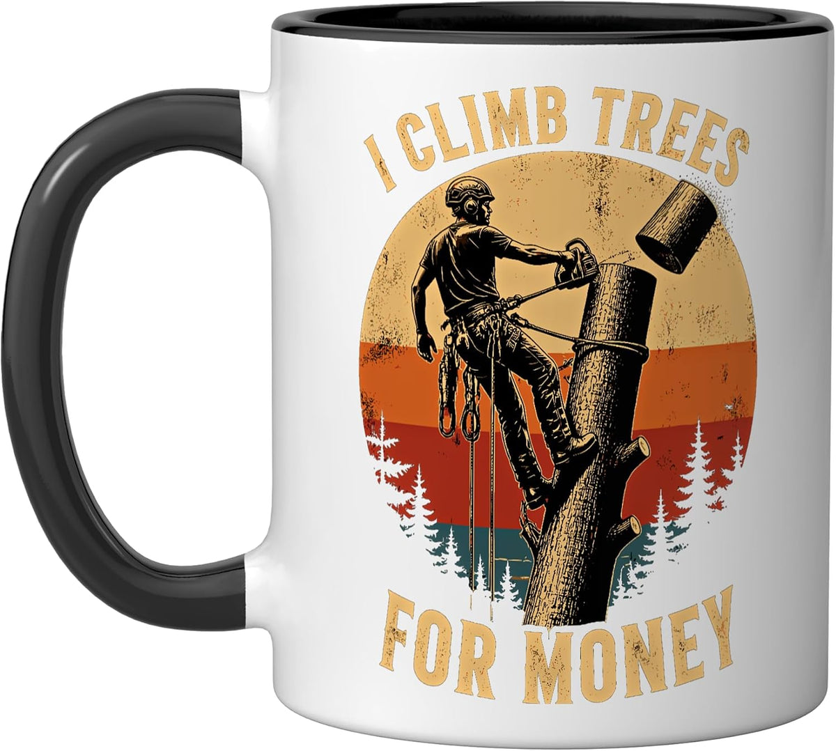 Arborist Lumberjack Tree Cutter Chainsaw Operator Ceramic Mug