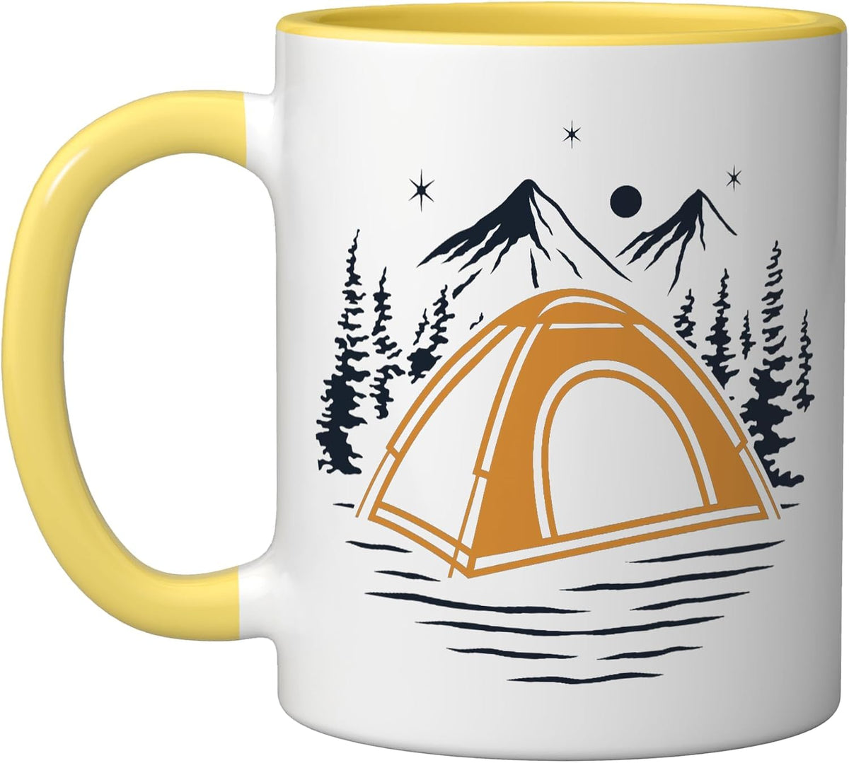 Campgrounds Glamping Backpacking Camper Camping Ceramic Mug