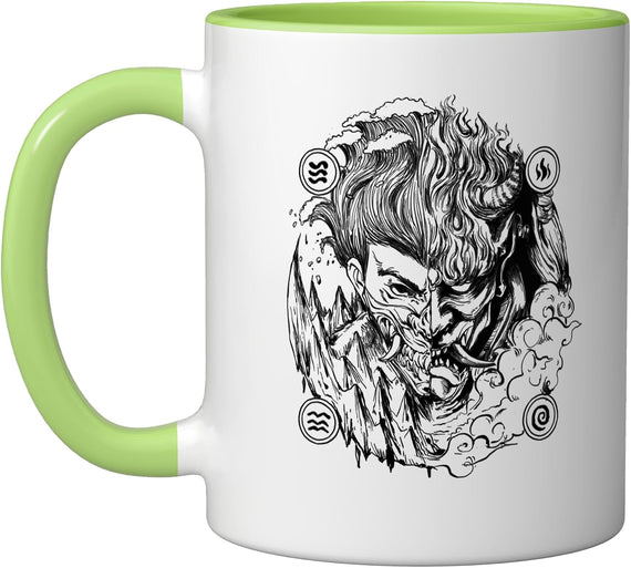 Four Elements Demon Anime Tattoo Mug