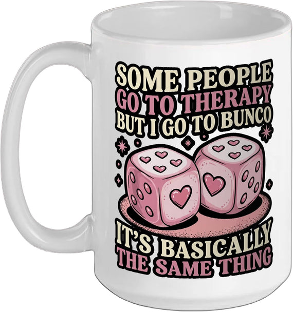 I Go To Bunco Night Bunco Lover Dice Game Bunco Ceramic Mug