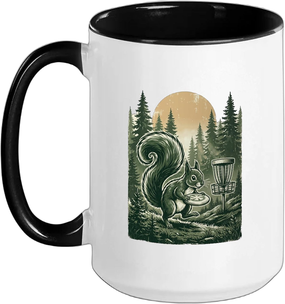 Disc Golf Basket Frolfing Disc Golf Player Disc Golfer Ceramic Mug