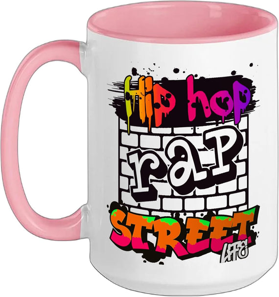 Hip Hop Rap Street Life Dance Melanin Black Men Women Kids Ceramic Mug