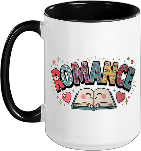 Romance Novels Books Reader Reading Ceramic Mug