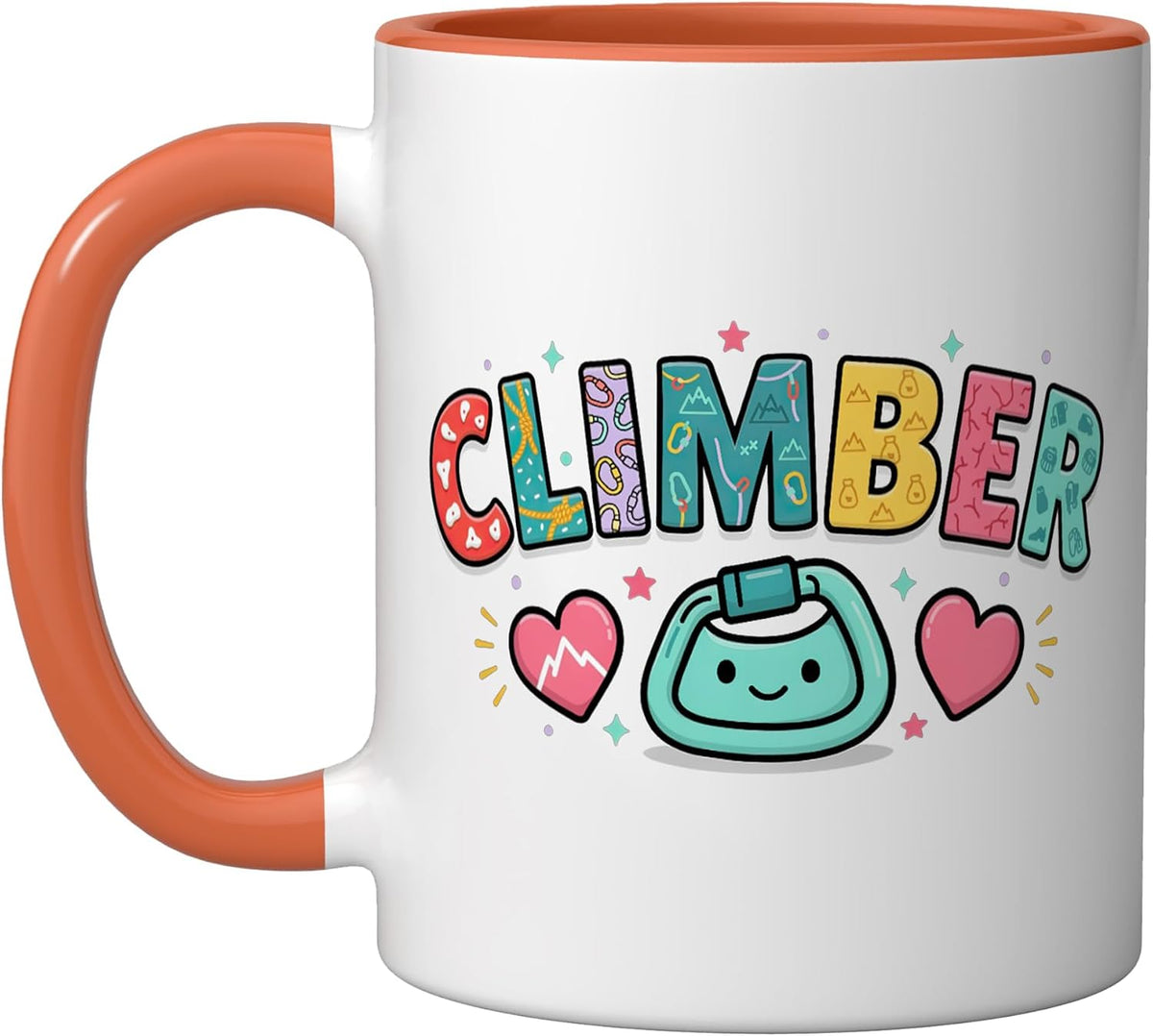 Rock Climbing Sport Bouldering Trad Climber Boulder Ceramic Mug