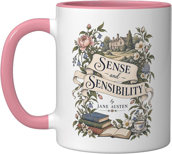 Sense And Sensibility English Country Literary Classic Ceramic Mug