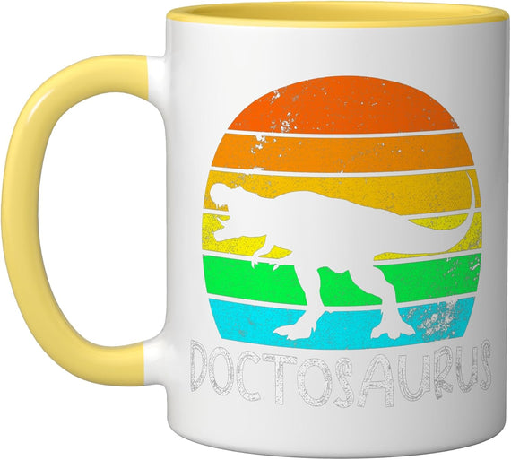Doctosaurus Dinosaur Doctor Ceramic Mug