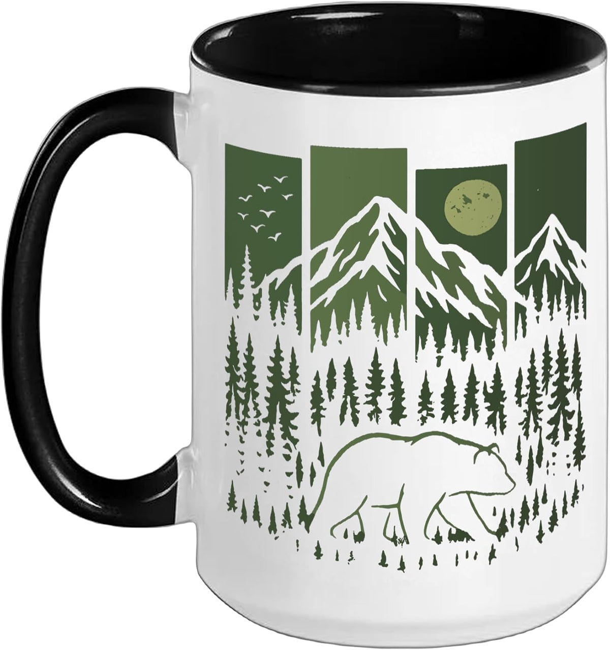 Bear Retro Nature Outdoor Ceramic Mug
