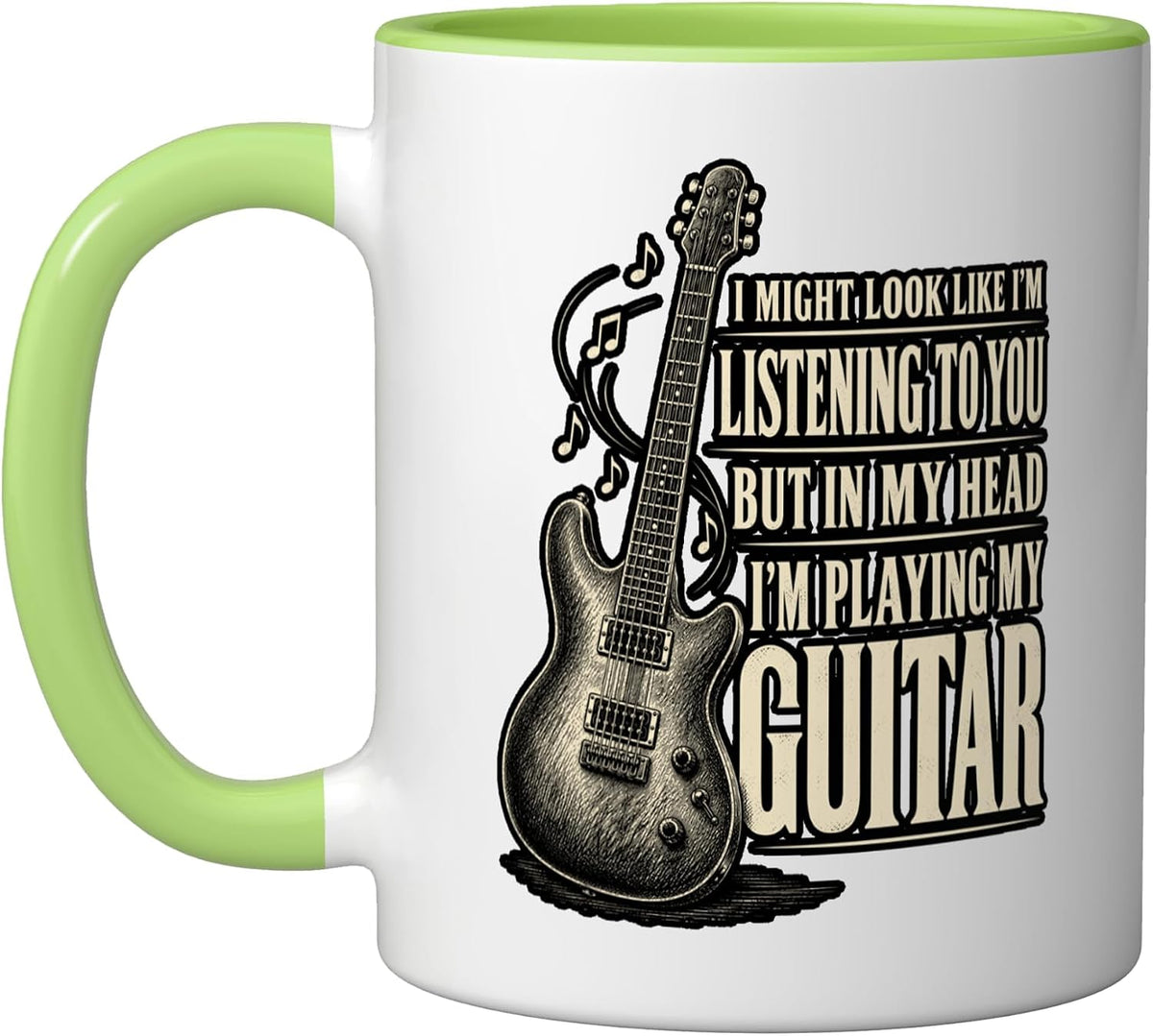 I Might Look Like Im Listening To You But In My Head Ceramic Mug