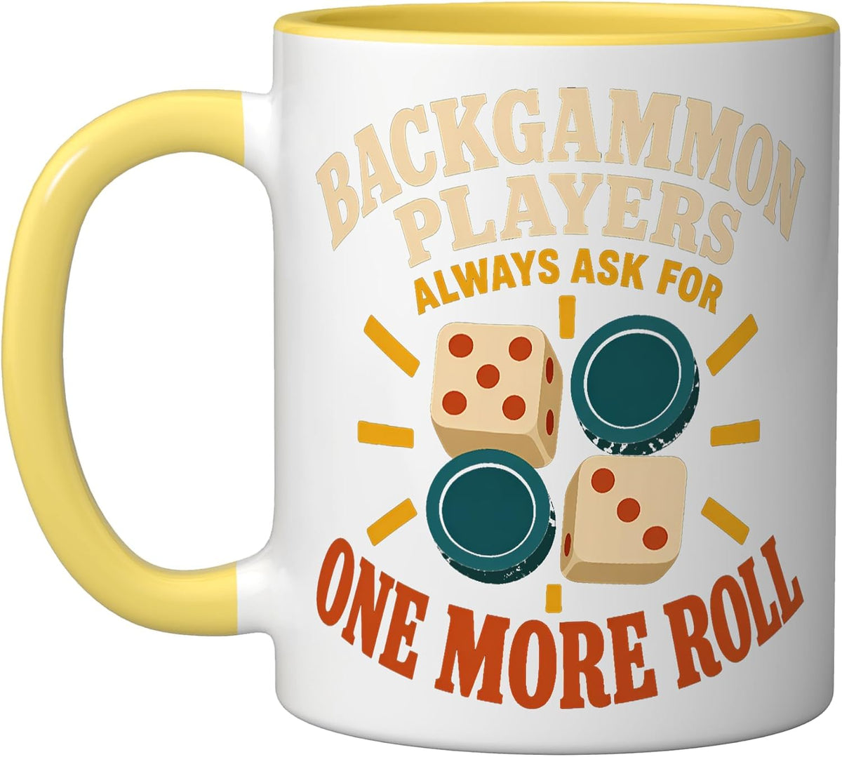 Backgammon Player Backgammon Gift Doubling Cube Christmas Ceramic Mug