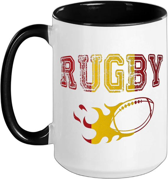 Rugby Supporter Ball Nations Spain Ceramic Mug